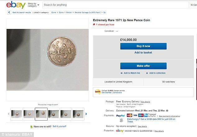 Two Coins Logo - Rare 2p coins being sold on ebay for up to £14k but do you have one ...