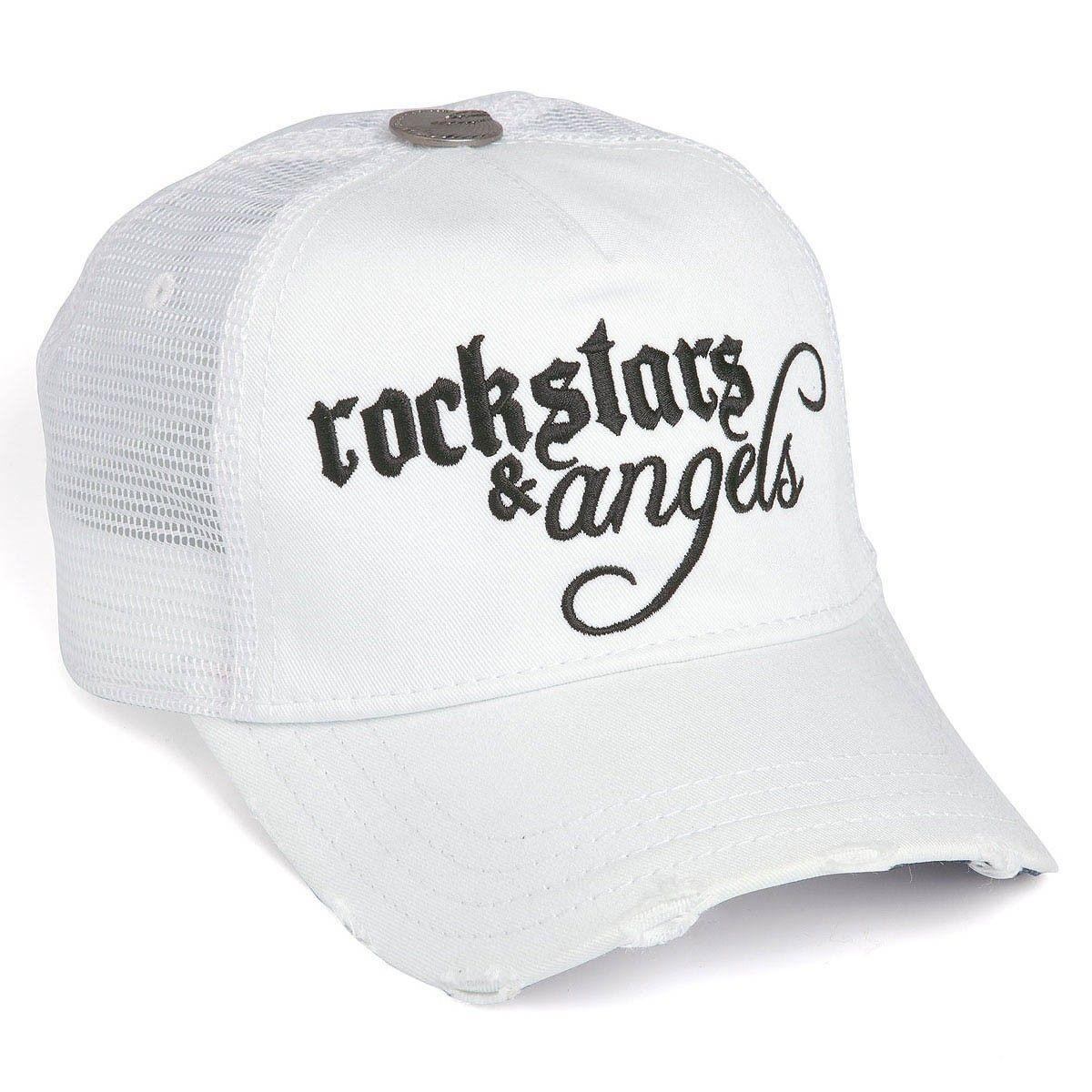 Small Angels Logo - Rockstars & Angels Unisex Cap Logo small white ACCESSOIRES CAPS