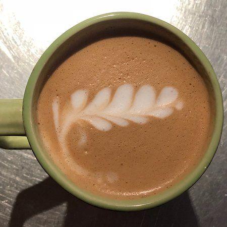 Qualla Java Coffee Logo - Pretty Latte. of Qualla Java Cafe, Cherokee