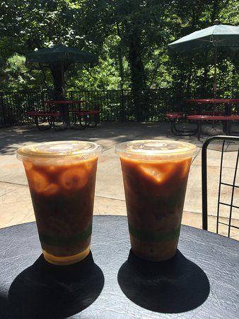 Qualla Java Coffee Logo - In love with the cold brew & backporch view. - Picture of Qualla ...