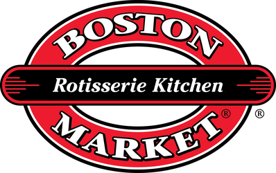 Red and White Marketplace Logo - Boston Market