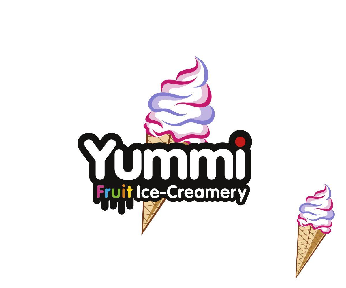 Ice Cream Business Logo - Playful, Modern, Business Logo Design for Yummi Fruit Ice-Creamery ...