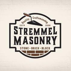 Brick Company Logo - 11 Best Masonry logo images | Logo designing, Logo ideas, Logo design