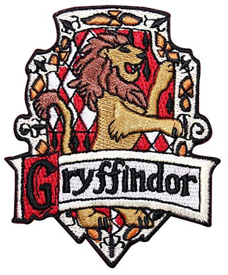 Gryffndor Logo - Amazon.com: Harry Potter Gryffindor Embroidered Chest Logo Patch ...