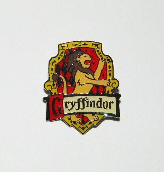 Harry Potter Gryffindor Logo - Harry Potter House of Gryffindor British Logo Metal Enamel Pin ...