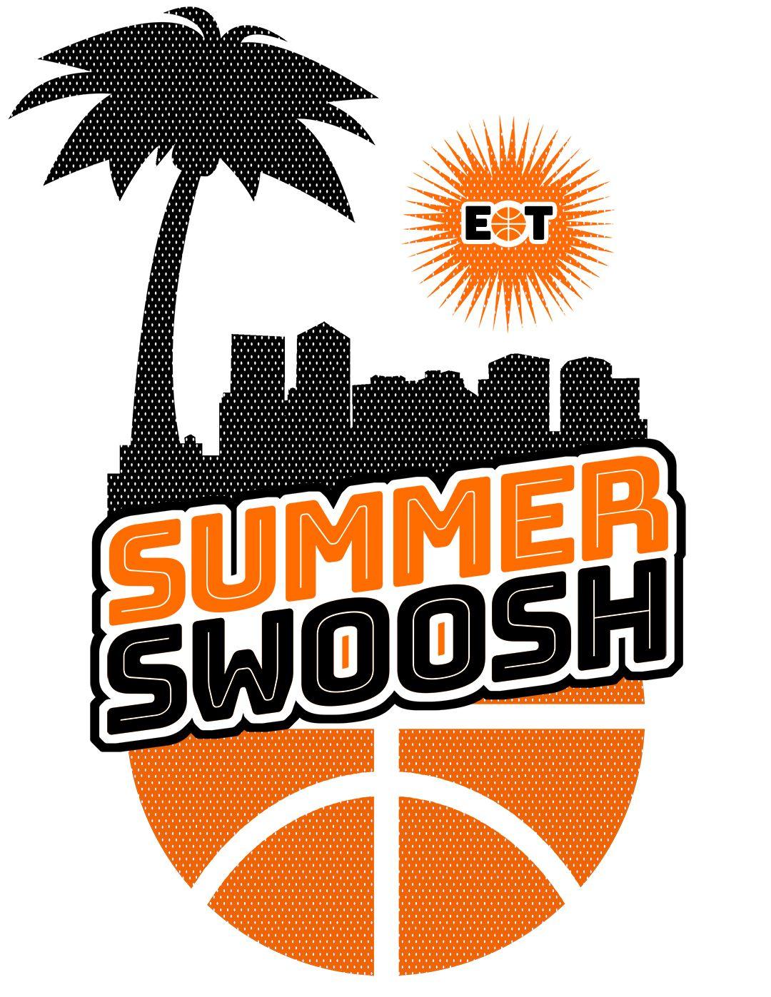 Basketball Swoosh Logo - Elite Girls Basketball Tournaments - EOT