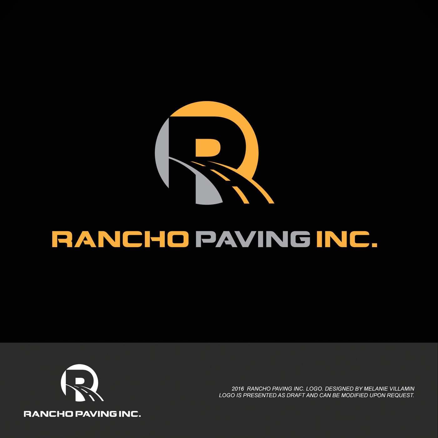 Asphalt Logo - Bold, Serious, It Company Logo Design for Rancho Paving, Inc. by ...