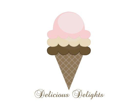 Ice Cream Business Logo - Logo, Premade logo design, Ice Cream Custom Logo Design, Premade ...