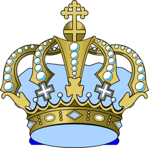 Light Blue Crown Logo - Baby Blue Crown Clip Art clip art online