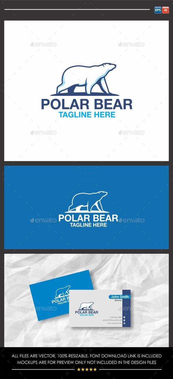 Polar Dog Logo - Polar Bear Logo by Terbit | GraphicRiver