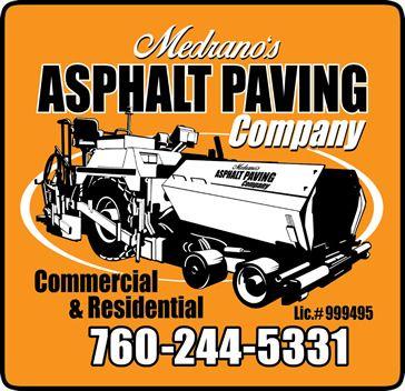 Asphalt Company Logo - Asphalt Paving Services, Medrano's Asphalt Paving Co., Sealcoating ...