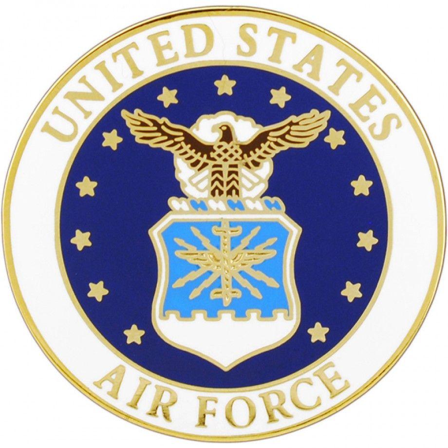 Air Force Logo - US Air Force Round Logo Pin
