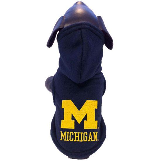 Polar Dog Logo - All Star Dogs University of Michigan Pet Polar Fleece Hooded Sweatshirt