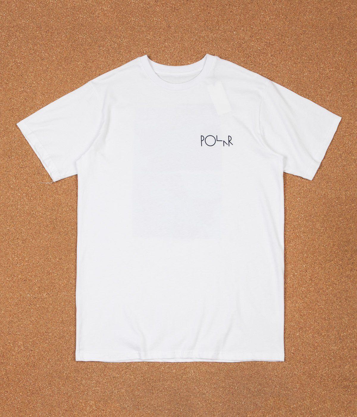 Polar Dog Logo - Polar Man With Dog 1 T-Shirt - White | Flatspot
