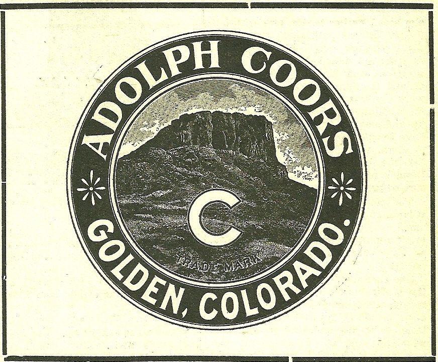 Adolph Coors Company Logo - 1907 Adolph Coors Brewing Company Golden Colorado Beer Advertisement ...