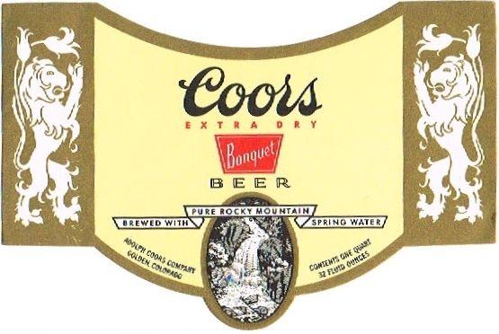 Adolph Coors Company Logo - Tavern Trove : Coors Banquet Beer