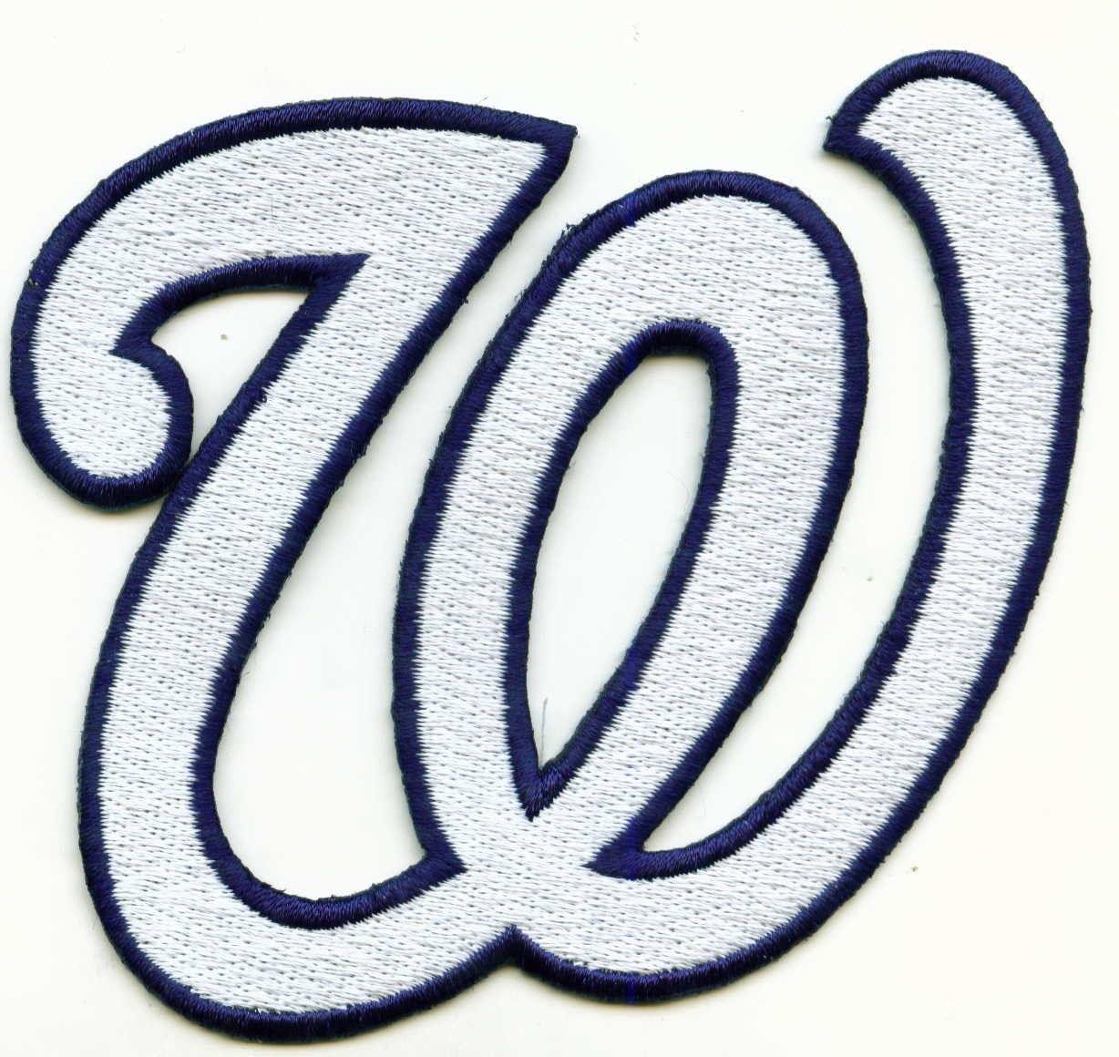Washington Nationals Logo - Washington Nationals W Hat Logo Patch