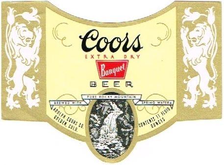 Adolph Coors Company Logo - Tavern Trove : Coors Banquet Beer