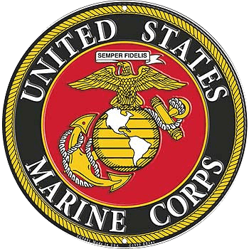 US Marines Logo - U.S. MARINES LOGO Aluminum Sign