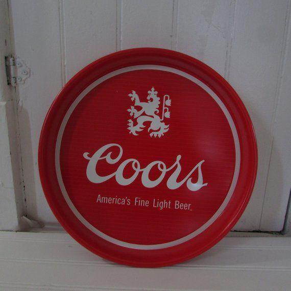 Adolph Coors Company Logo - VINTAGE Coors Beer Tray from Adolph Coors Company. Golden CO. | Etsy