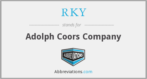Adolph Coors Company Logo - RKY Coors Company