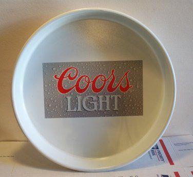 Adolph Coors Company Logo - Coors Light metal serving tray 1981 Adolph Coors Company Golden