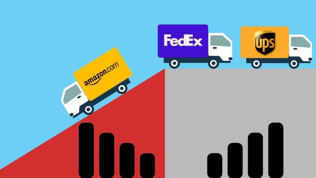 UPS Blue Logo - Food+Tech Connect Amazon Takes On Fedex and UPS, Trump Replaces SNAP ...