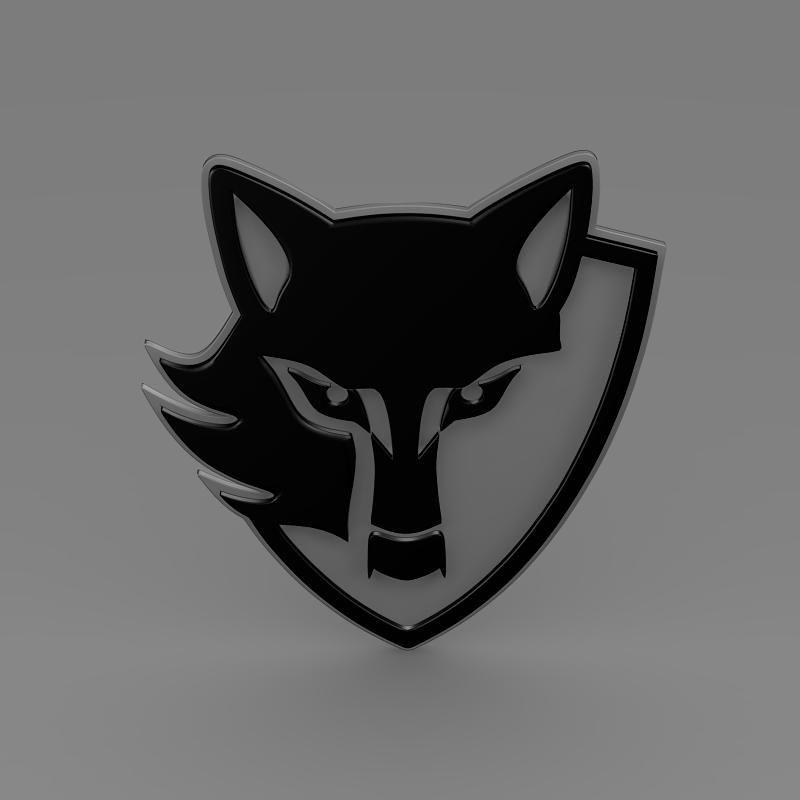 Wolf Logo - E wolf logo 3D Model