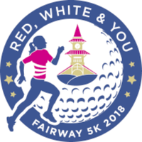 Race Red with White Logo - Red, White & YOU Fairway 5K - Port St. Lucie, FL - 5k - Running