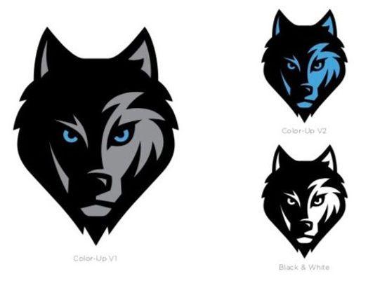 Wolves Logo - S. Burlington Wolf logo unleashed
