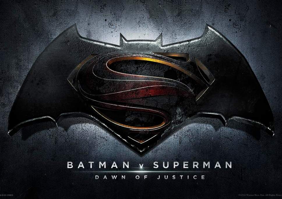 Batman vs Superman New Logo - Batman v Superman: Dawn of Justice title and logo sets stage for ...