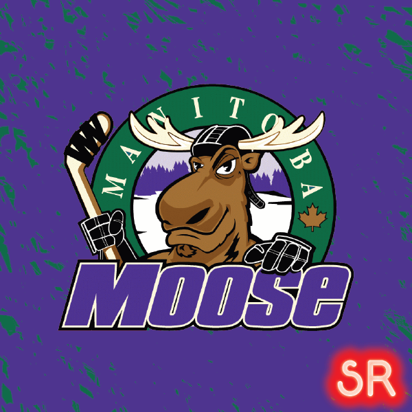 Moose Hockey Logo - IHL: Manitoba Moose. S R: Minor League Hockey Logos. Hockey