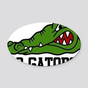 Alligator Head Logo - Alligator Head Car Magnets
