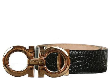 Gold Ferragamo Logo - MOSCHINO Classic Logo Belt, Black-Gold – OZNICO