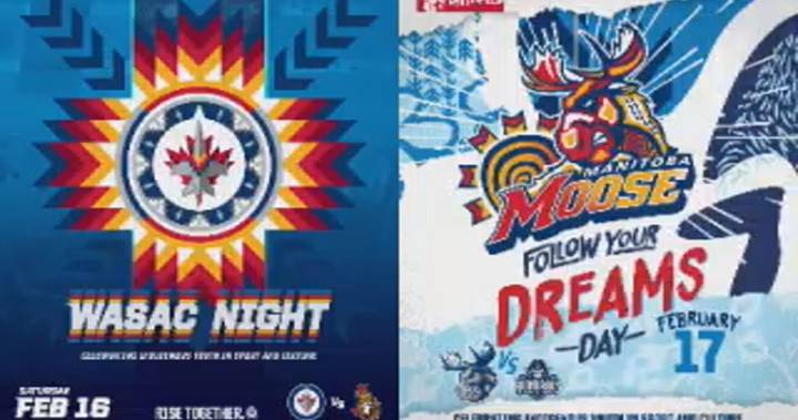 Moose Hockey Logo - New logos: Manitoba Moose, Winnipeg Jets celebrate Indigenous ...
