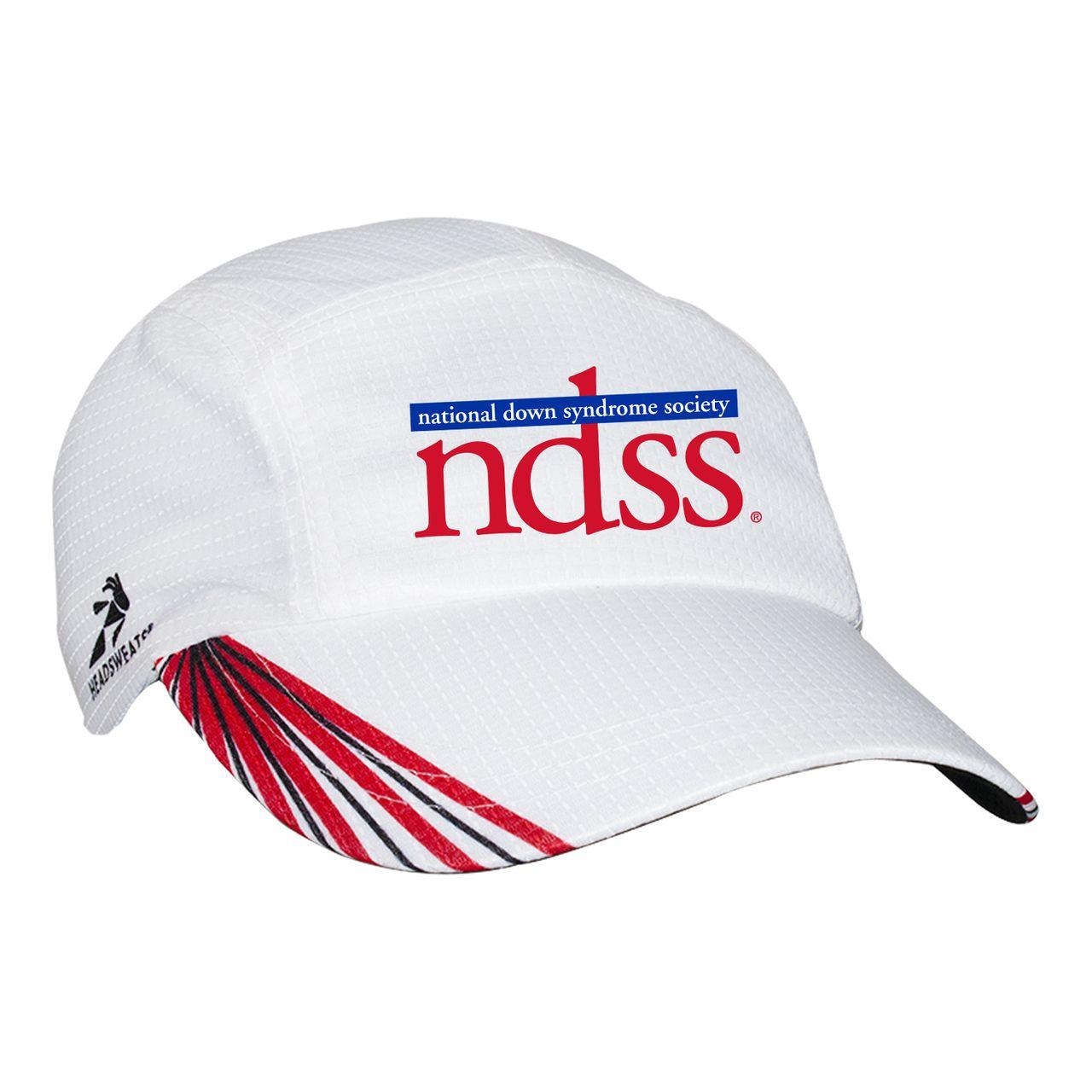 Race Red with White Logo - National Down Syndrome Race Hat Your New Headwear Today