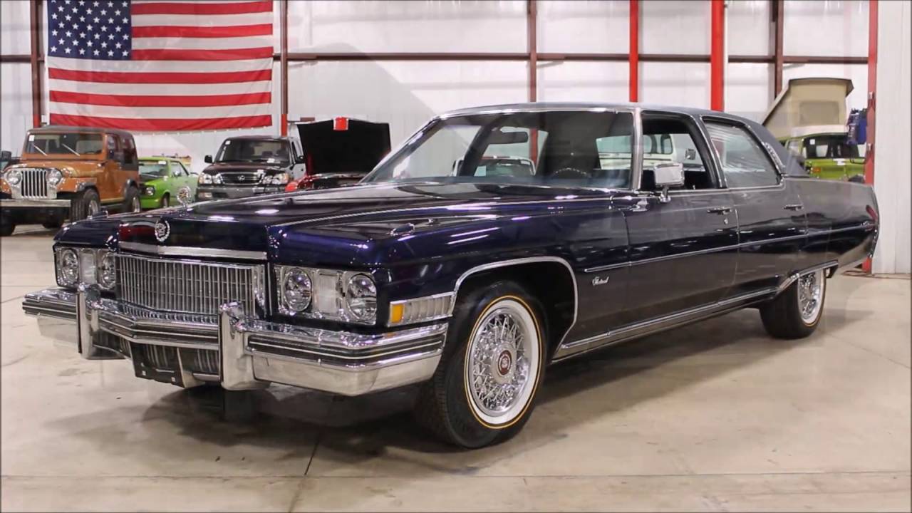 1973 Cadillac Logo - 1973 Cadillac Fleetwood - YouTube