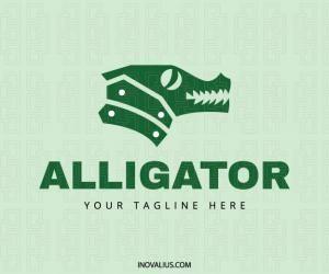 Alligator Head Logo - Alligator Communication Logo Design | Inovalius