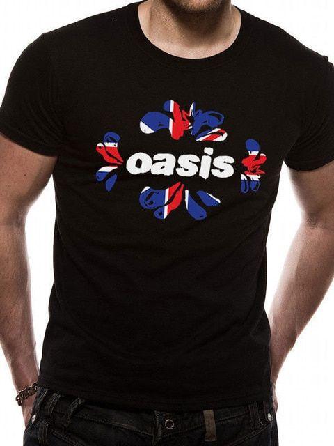 Gallagher Official Logo - Oasis Union Jack Logo Official Black Unisex T Shirt Liam Noel ...