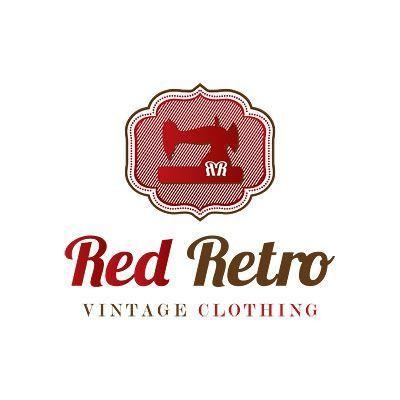 Vintage Clothing Brand Logo - Red Retro Vintage Clothing Logo | Logo Design Gallery Inspiration ...