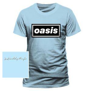 Gallagher Official Logo - Oasis Definitely Maybe Logo T-Shirt Official Design Liam Noel ...