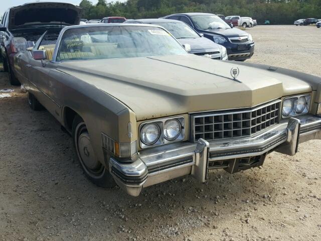 1973 Cadillac Logo - 1973 CADILLAC ELDORADO For Sale | TX - HOUSTON - Salvage Cars ...