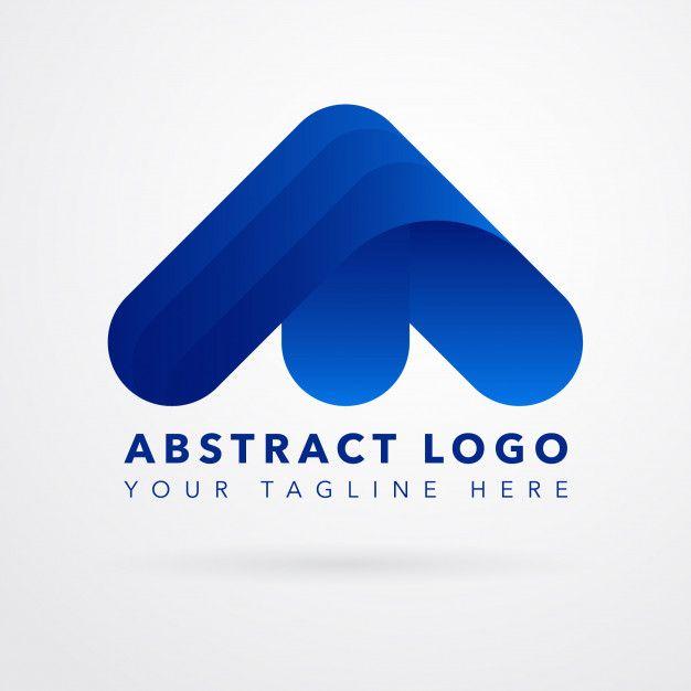 Blue Arrow Logo - Abstract blue arrow logo Vector | Premium Download
