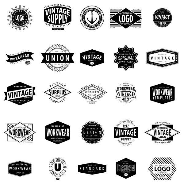 Workwear Logo - Vintage Workwear Logo Templates on Behance