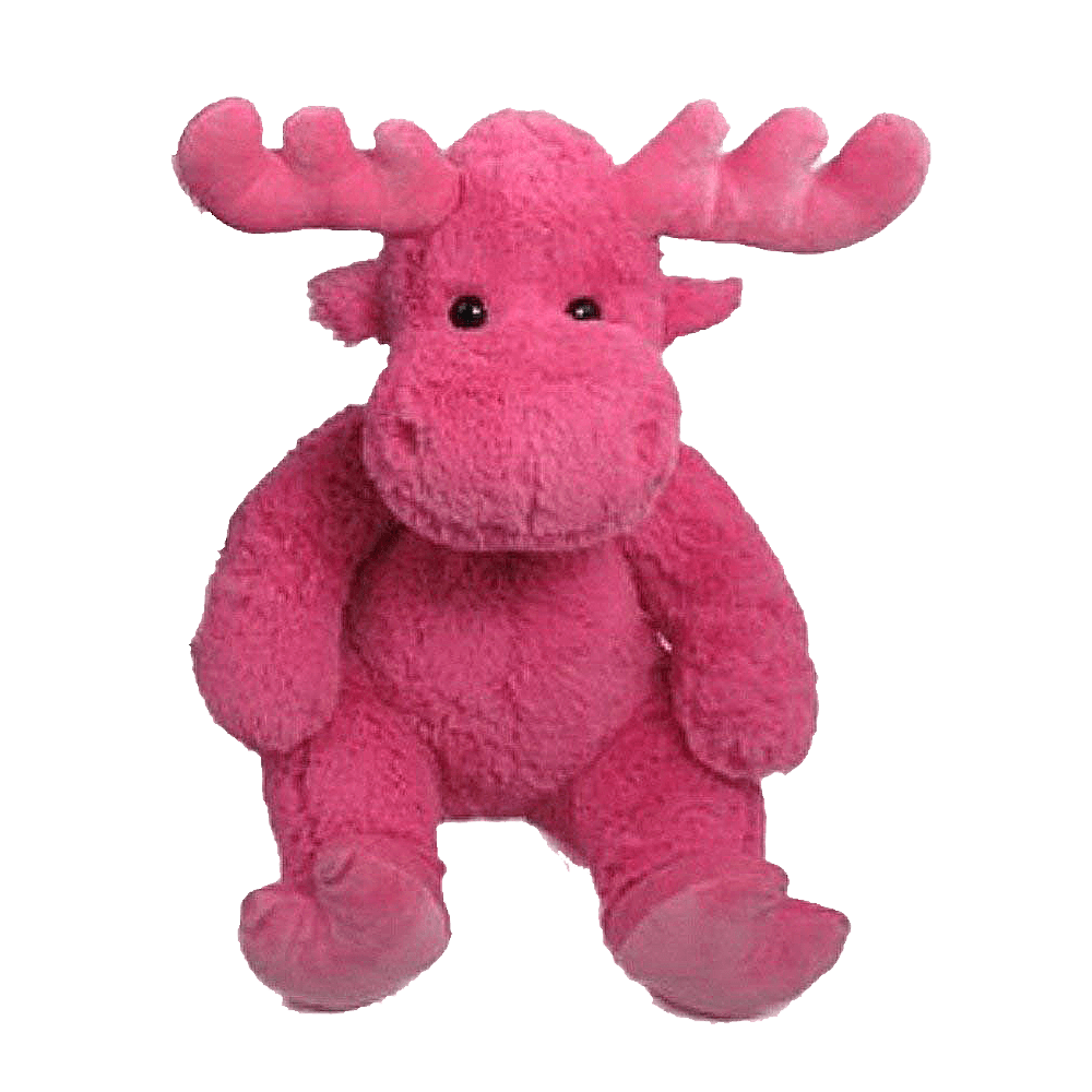 Pink Moose Logo - Pink Moose Plush - 14 Inches - Wishpets - Sitting - Yellowstone Bear ...