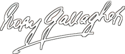 Rory Gallagher Logo - Rory Gallagher | The Official Music Merchandise Store