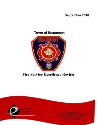 Town of Beaumont Logo - Beaumont Fire Service Excellence Review By Beaumont Alberta