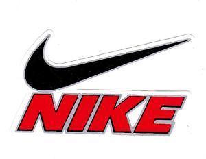 Red Swoosh Car Logo - Nike Sticker | eBay