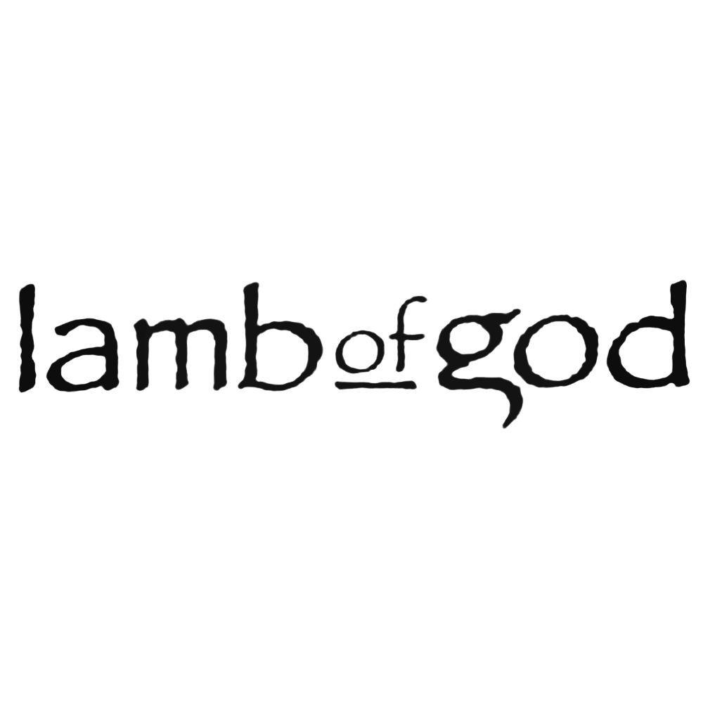 Lamb of God Logo - Lamb Of God Logo Decal Sticker