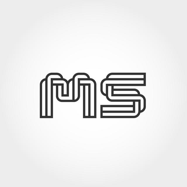 MS Logo - Initial Letter MS Logo Template Template for Free Download on Pngtree